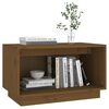 vidaXL Meuble TV Marron miel 60x35x35 cm Bois de pin massif