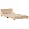 vidaXL Cadre de lit sans matelas 75x190 cm bois de pin massif