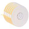 vidaXL Ruban adh&eacute;sif en mousse 5 pcs Blanc 20mm x 10m Mousse CR
