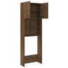 vidaXL Meuble pour machine &agrave; laver Ch&ecirc;ne marron 64x25,5x190 cm
