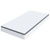 vidaXL Matelas Blanc et Gris 90 x 190 cm Printemps Bonell