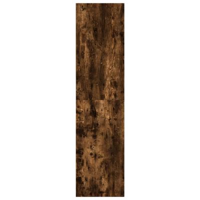 vidaXL Garde-robe chêne fumé 80x50x200 cm bois d'ingénierie