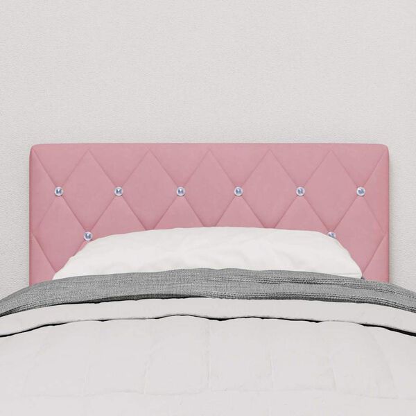 vidaXL T&ecirc;te de lit avec t&ecirc;te de lit Rose 80 cm Cuir synth&eacute;tique