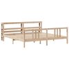 vidaXL Cadre de lit avec t&ecirc;te de lit sans matelas 200x200 cm