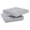 Trendteam Table basse Universal CT-119 Gris b&eacute;ton
