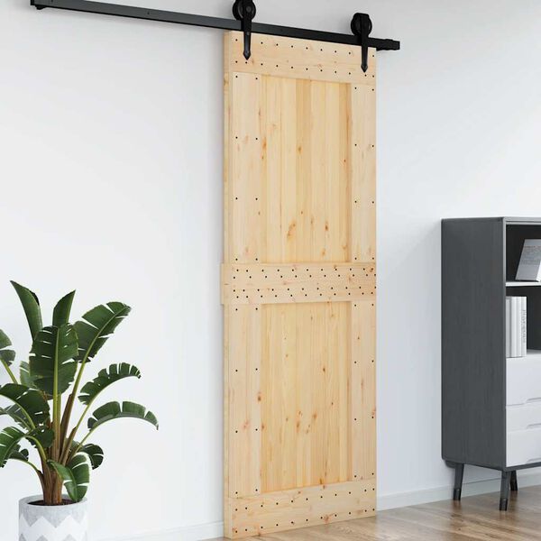 vidaXL Porte NARVIK 85x210 cm bois massif de pin