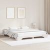 vidaXL Cadre de lit Blanc 180 x 200 cm Pin massif