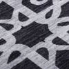 vidaXL Tapis de couloir Noir 80x600 cm