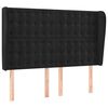 vidaXL Sommier &agrave; lattes de lit matelas et LED Noir 140x200 cm Velours