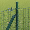 vidaXL Poteau de cl&ocirc;ture. Vert 10 x 0,8 m (25 x 25 mm mailles)