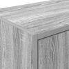 vidaXL Armoires de garage 2 pcs sonoma gris bois d'ing&eacute;nierie