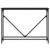 vidaXL Table console Ch&ecirc;ne noir 102 x 23 x 75 cm Bois d'ing&eacute;nierie