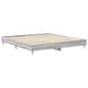 vidaXL Cadre de lit sans matelas sonoma gris 180x200 cm