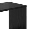 vidaXL Biblioth&egrave;que Ch&ecirc;ne noir 132 x 29 x 141,5 cm Bois d'ing&eacute;nierie