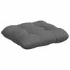 vidaXL Coussins de si&egrave;ge 4 pcs Gris fonc&eacute; 45 x 45 cm