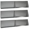 vidaXL Mur de sout&egrave;nement 6 pc 100 x 12 x 30 cm Acier galvanis&eacute;