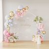 vidaXL Arche de mariage Blanc 220 x 45 x 200 cm Acier