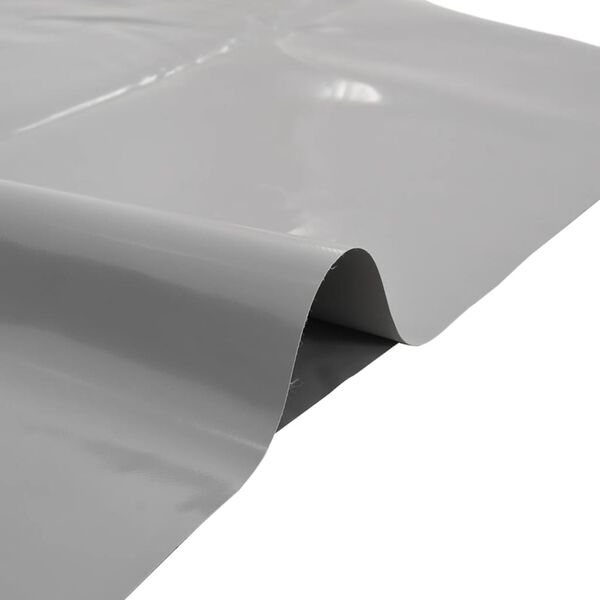 vidaXL B&acirc;che gris 2,5x4,5 m 650 g/m&sup2;