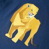 T-shirt pour enfants bleu fonc&eacute; 92