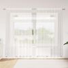 vidaXL Rideau en Dentelle Blanc 200 x 200 cm Polyester
