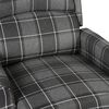 vidaXL Fauteuil de massage inclinable Gris Tissu