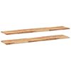 vidaXL &Eacute;tag&egrave;res flottantes 2 pcs 160x30x2 cm acacia massif &agrave; l'huile