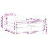 VidaXL Cadre de lit ottoman avec matelas rose 160x200 cm velours