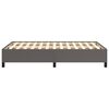vidaXL Cadre de lit sans matelas gris 120x190 cm similicuir