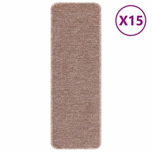 vidaXL Tapis Antid&eacute;rapants pour Escaliers 15 pc 60 x 25 cm
