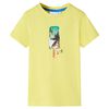 T-shirt pour enfants jaune 128