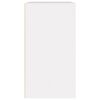 vidaXL Armoire à cosmétiques Blanc 80x40x75 cm Bois d'ingénierie