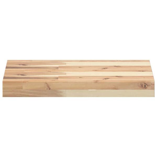 vidaXL &Eacute;tag&egrave;re flottante 40x30x4 cm bois d'acacia massif non trait&eacute;