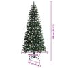 vidaXL Sapin de No&euml;l artificiel avec 150 LED Vert 66 x 66 x 150 cm