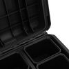 vidaXL Mallette de transport portable noir 56,5x34x16 cm PP