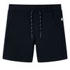 vidaXL Short pour enfants avec cordon de serrage bleu marine 128
