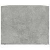 vidaXL Table basse Gris b&eacute;ton 80x50x40 cm Bois d'ing&eacute;nierie