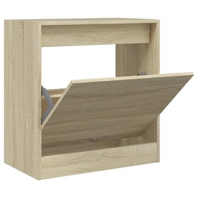 vidaXL Armoire à chaussures chêne sonoma 60x34x63,5 cm bois ingénierie