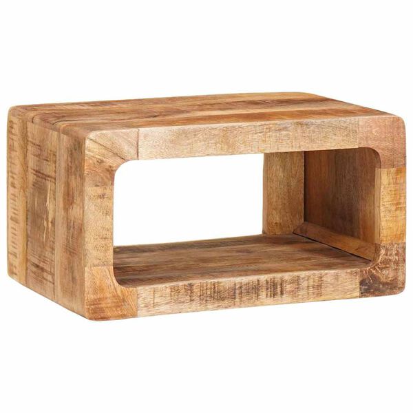 vidaXL Table de chevet Marron 45 x 30 x 24 cm Bois de mangue massif