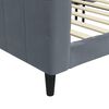 vidaXL Lit de repos gris fonc&eacute; 80x200 cm velours