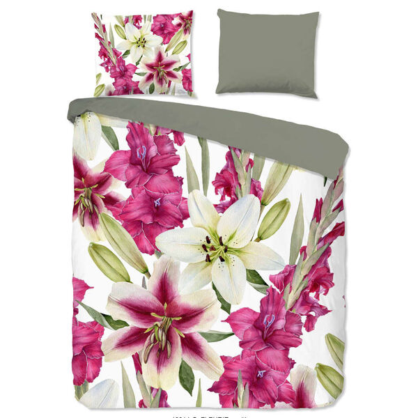 Good Morning Housse de couette FLEURIE 240x200/220 cm Multicolore
