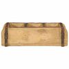 vidaXL Plateau avec stockage Marron 30 x 14 x 9 cm Bois Recycl&eacute; Solide