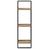 vidaXL &Eacute;tag&egrave;re Murale avec &eacute;tag&egrave;re Ch&ecirc;ne artisanal 30 x 25 x 100 cm