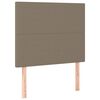 vidaXL T&ecirc;te de lit Taupe 100x5x118/128 cm Tissu