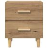 vidaXL Armoire de lit 2 pcs Ch&ecirc;ne artisanal 40 x 35 x 47.5cm