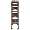 vidaXL Chariot de cuisine Bois Ancien 53 x 20 x 76 cm