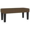vidaXL Sommier &agrave; lattes de lit avec matelas Marron fonc&eacute; 90x190 cm