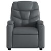 vidaXL Fauteuil inclinable électrique Gris Similicuir