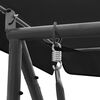 vidaXL Balancelle d'ext&eacute;rieur avec auvent Anthracite