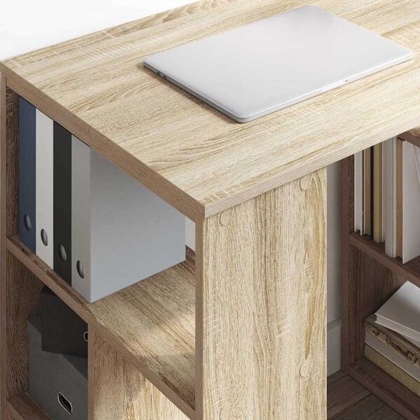 vidaXL Bureau Chêne sonoma 90 x 50 x 75 cm Bois d'ingénierie