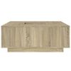 vidaXL Table basse ch&ecirc;ne sonoma 100x100x40 cm bois d'ing&eacute;nierie